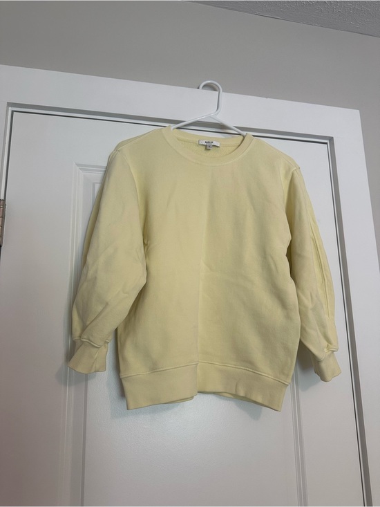 Agolde Tops - Agolde Yellow Crewneck Sweater